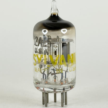 (1) Tested Balanced Sylvania 12AL5 Tube with Box Date Code NR ACL Dual Diode