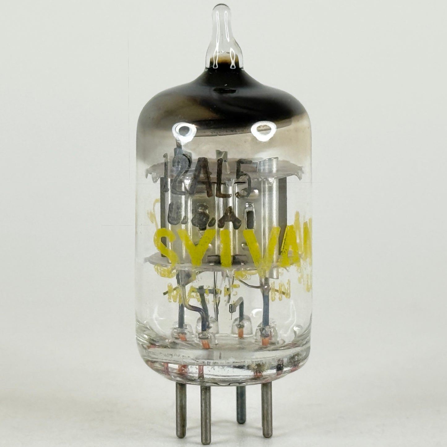 (1) Tested Balanced Sylvania 12AL5 Tube with Box Date Code NR ACL Dual Diode