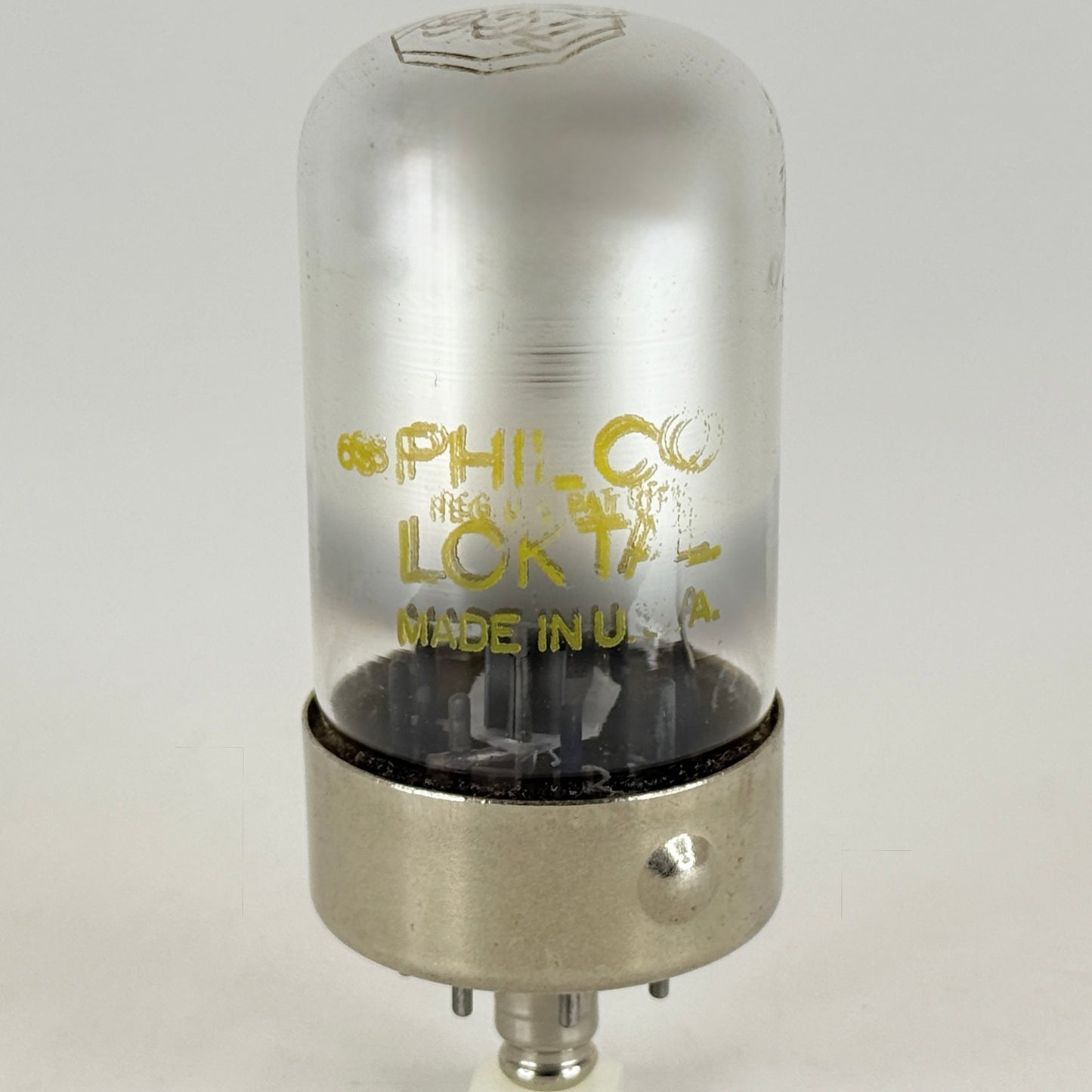 (1) Tested Philco 7C6 Tube Date Code 6S Loctal Tube Double Diode Triode Tube
