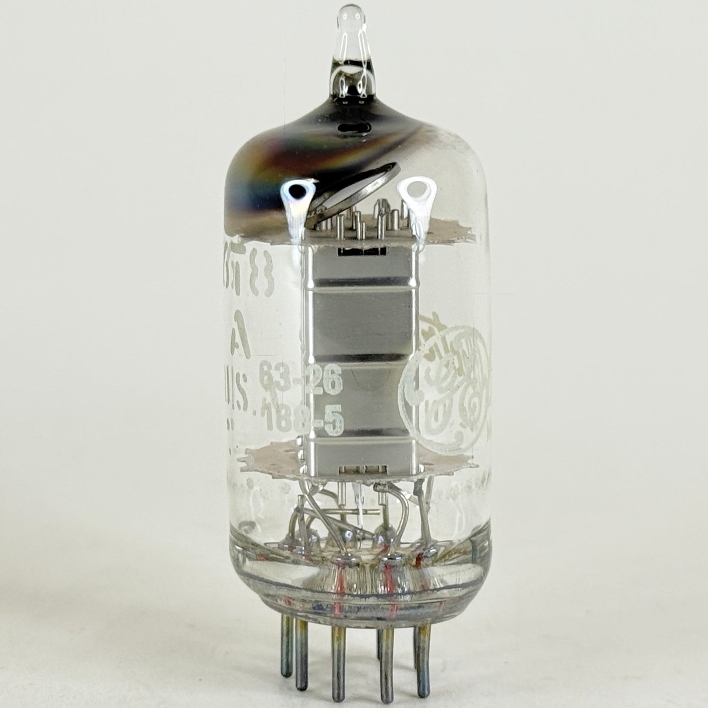 (1) Tested GE 6T8A Tube with Box Code 63-26 Triple Diode High Mu Triode Tube