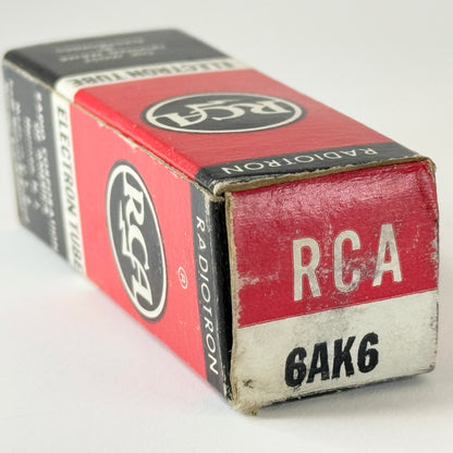 (1) Tested Very Strong RCA 6AK6 Tube and Box Date Code 61-24 Pentode Vacuum Tube