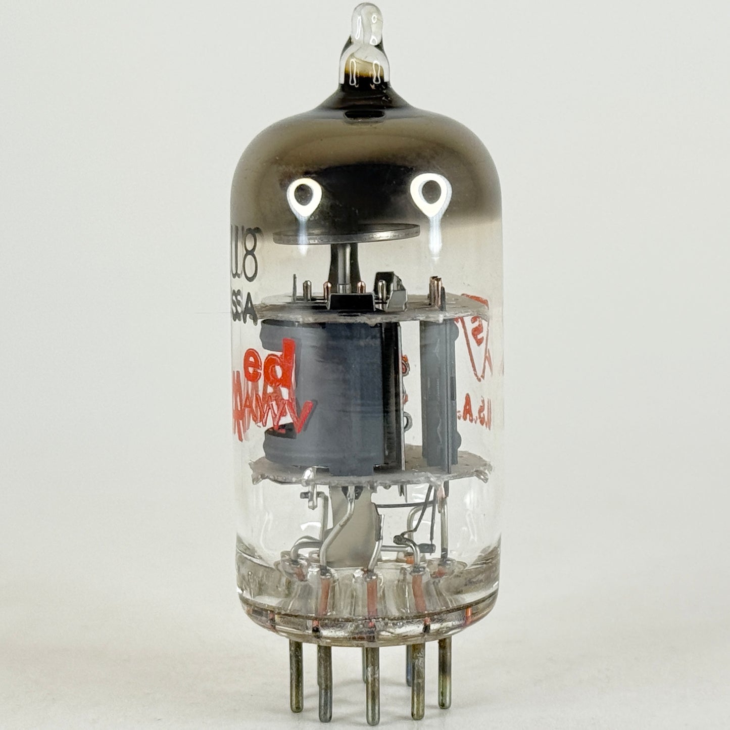 (1) Tested Sylvania 5U8 Tube Red Letters and Box Code ed AWV Triode Pentode Tube