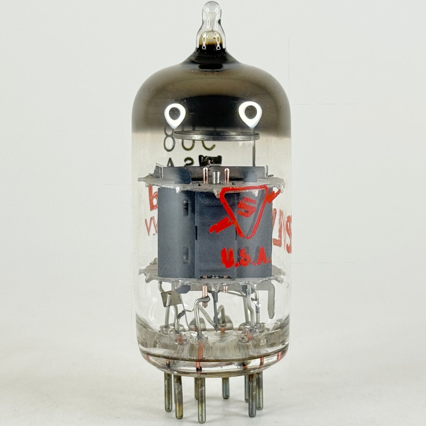 (1) Tested Sylvania 5U8 Tube Red Letters and Box Code ed AWV Triode Pentode Tube