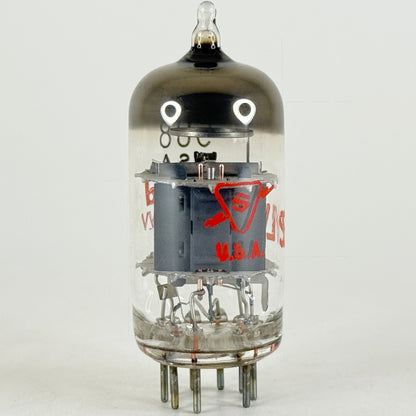 (1) Tested Sylvania 5U8 Tube Red Letters and Box Code ed AWV Triode Pentode Tube