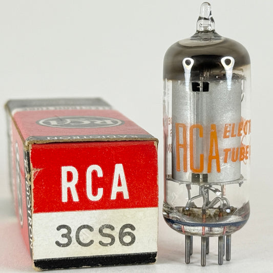 (1) Tested RCA 3CS6 Tube Date Code BM Pentagrid Amplifier Vacuum Tube