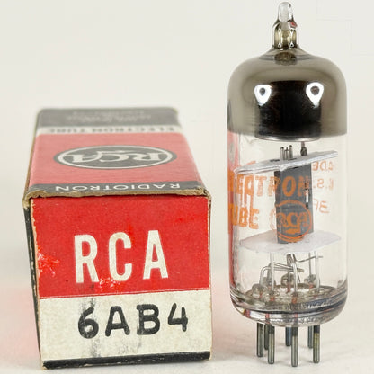 (1) Tested RCA 6AB4 Tube with Box Date Code BR High Mu Triode Vacuum Tube