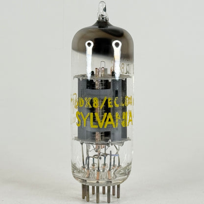 (1) Tested Sylvania 6DX8 ECL84 Tube Date Code cm AAB Triode Pentode Vacuum Tube