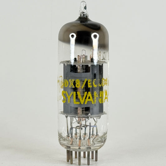(1) Tested Sylvania 6DX8 ECL84 Tube Date Code cm AAB Triode Pentode Vacuum Tube