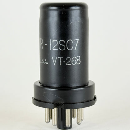 (1) Tested Ken-Rad JAN CKR 12SC7 Tube Code S4 VT-268 Mil Spec Twin Triode Tube