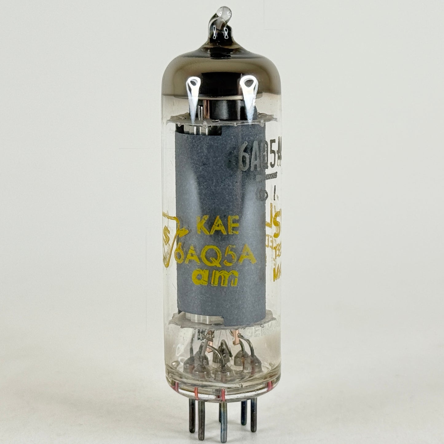 (1) Tested NOS Sylvania 6AQ5A Tube Made in Germany Code KAE am Power Vacuum Tube