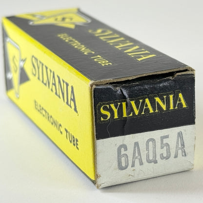 (1) Tested NOS Sylvania 6AQ5A Tube Made in Germany Code KAE am Power Vacuum Tube