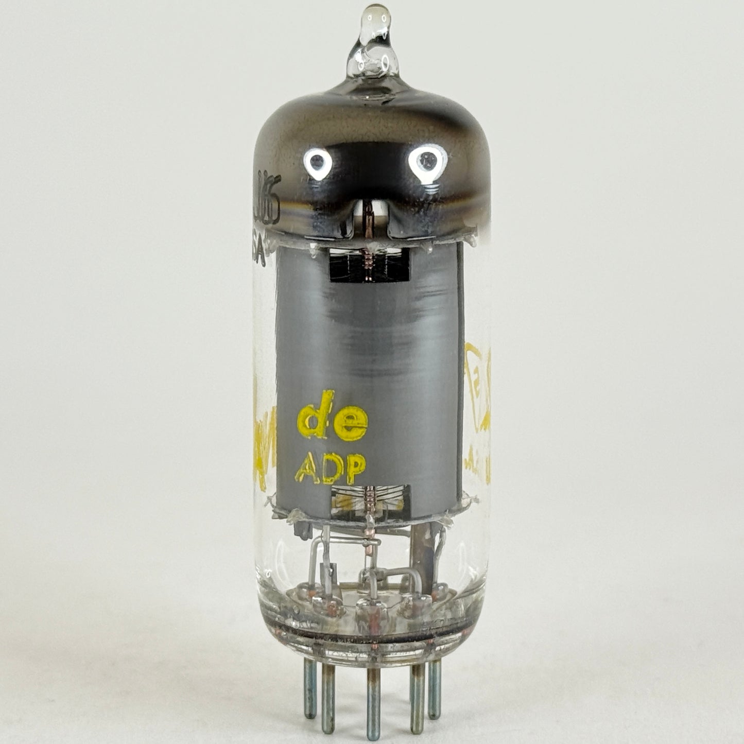 (1) Tested Sylvania 6BJ6 Tube with Box Code de ADP Remote Cutoff Pentode Tube