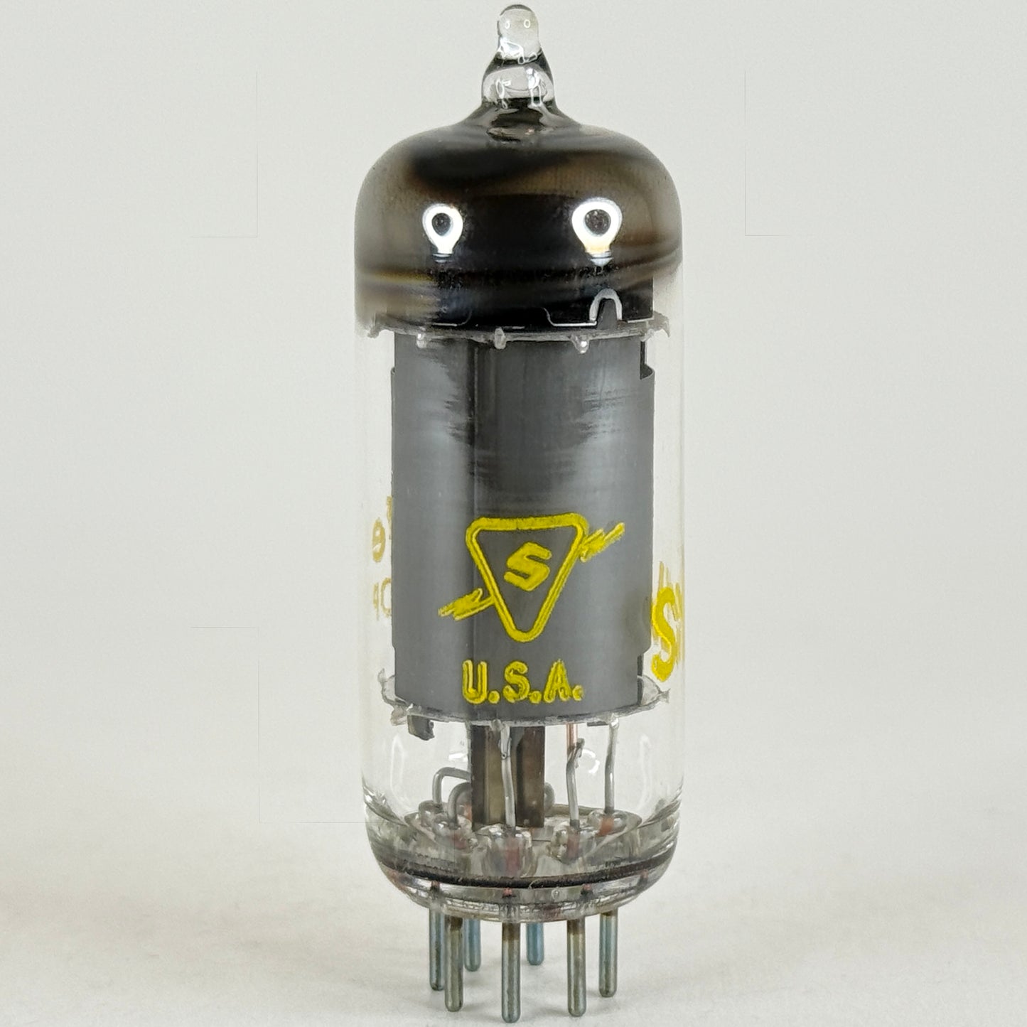 (1) Tested Sylvania 6BJ6 Tube with Box Code de ADP Remote Cutoff Pentode Tube
