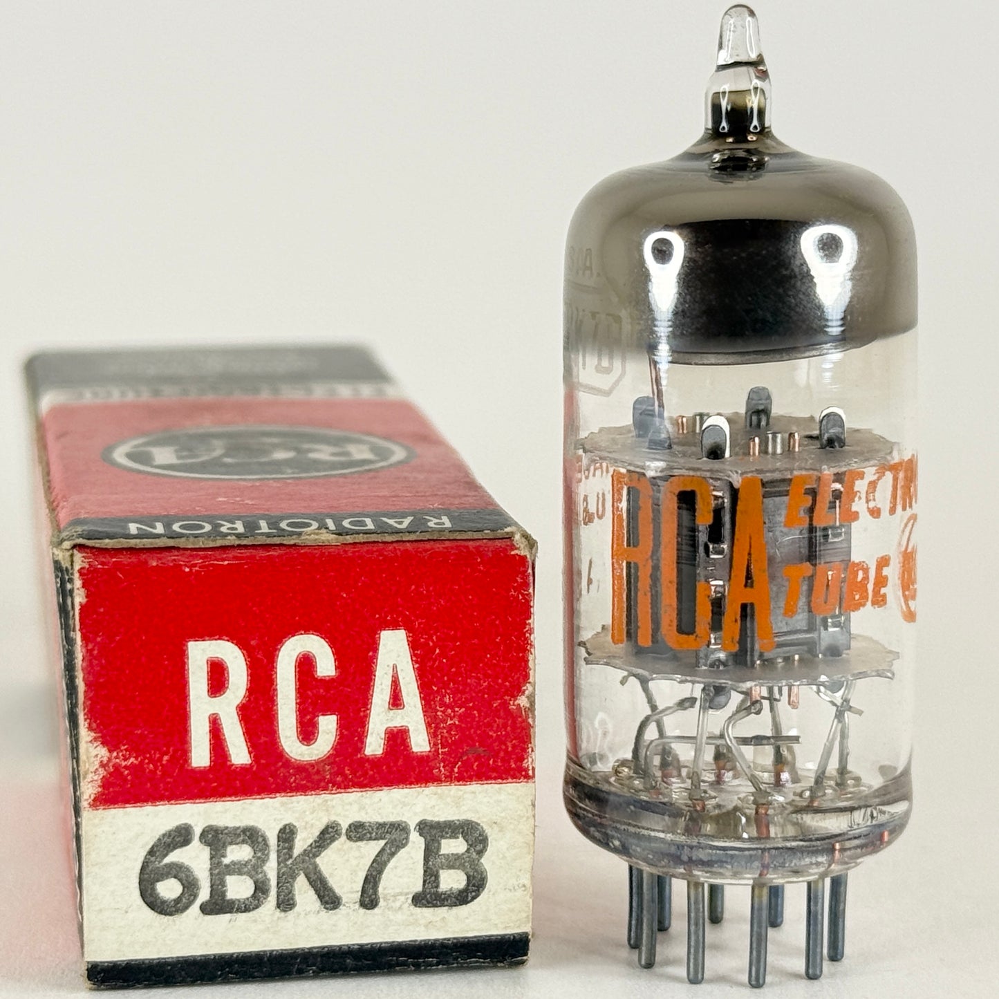 (1) Tested RCA 6BK7B Tube and Box Date Code AS 6BK7 B Twin Triode Tube (a)