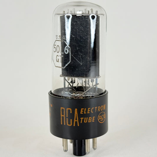 (1) Tested Strong RCA 50L6GT Tube Code MM 50L6 GT Power Amplifier Vacuum Tube