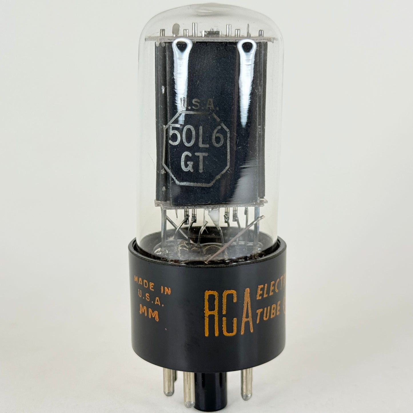 (1) Tested Strong RCA 50L6GT Tube Code MM 50L6 GT Power Amplifier Vacuum Tube
