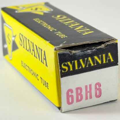 (1) Tested Sylvania 6BH6 Tube & Box Red Letters Code dc AWN Pentode Vacuum Tube