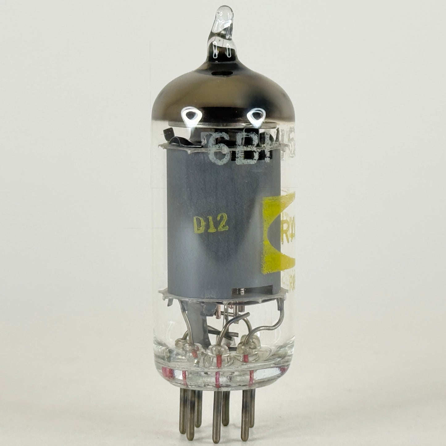 (1) Tested Raytheon 6BH6 Tube with Box Great Britain Code D12 Pentode Tube (a)