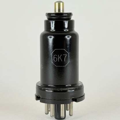 (1) Tested RCA Victor 6K7 Tube Date Code XE6 Remote Cut Off Pentode Vacuum Tube