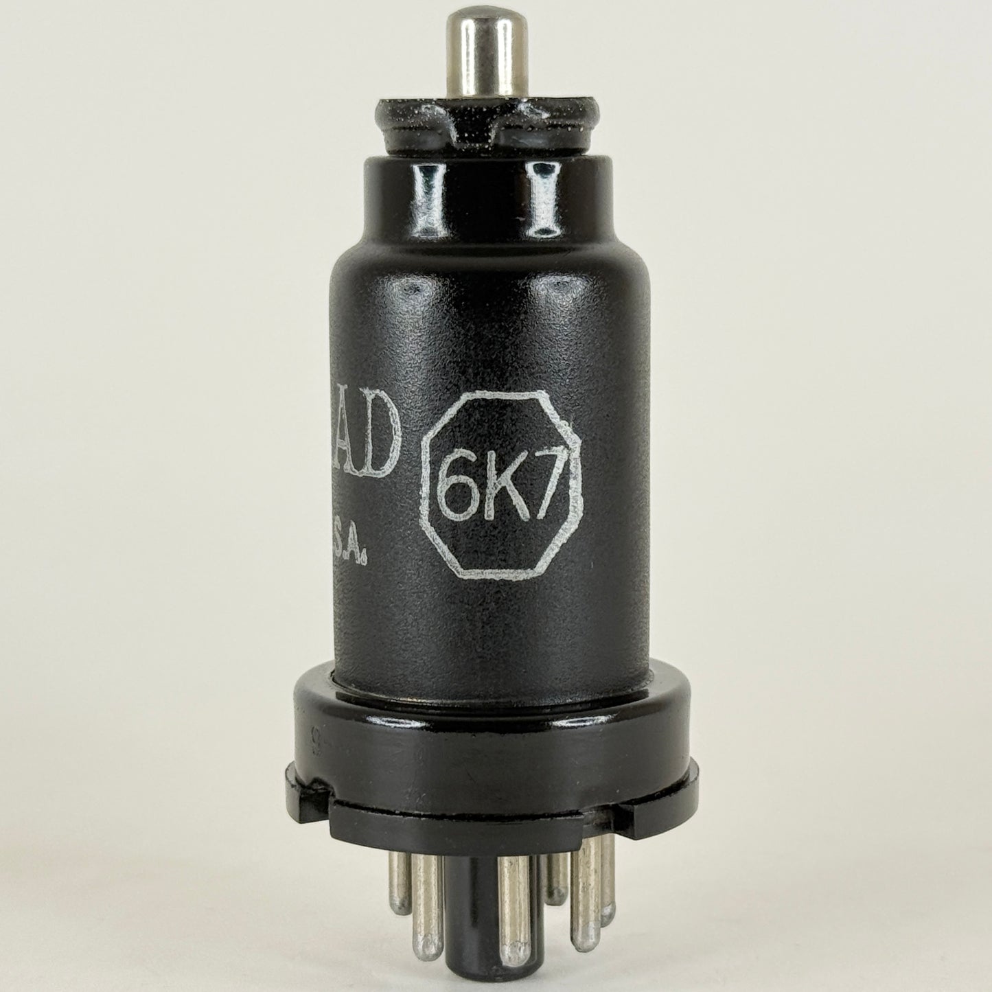 (1) Tested Ken Rad 6K7 Tube Date Code B3 Amplifier Pentode Vacuum Tube