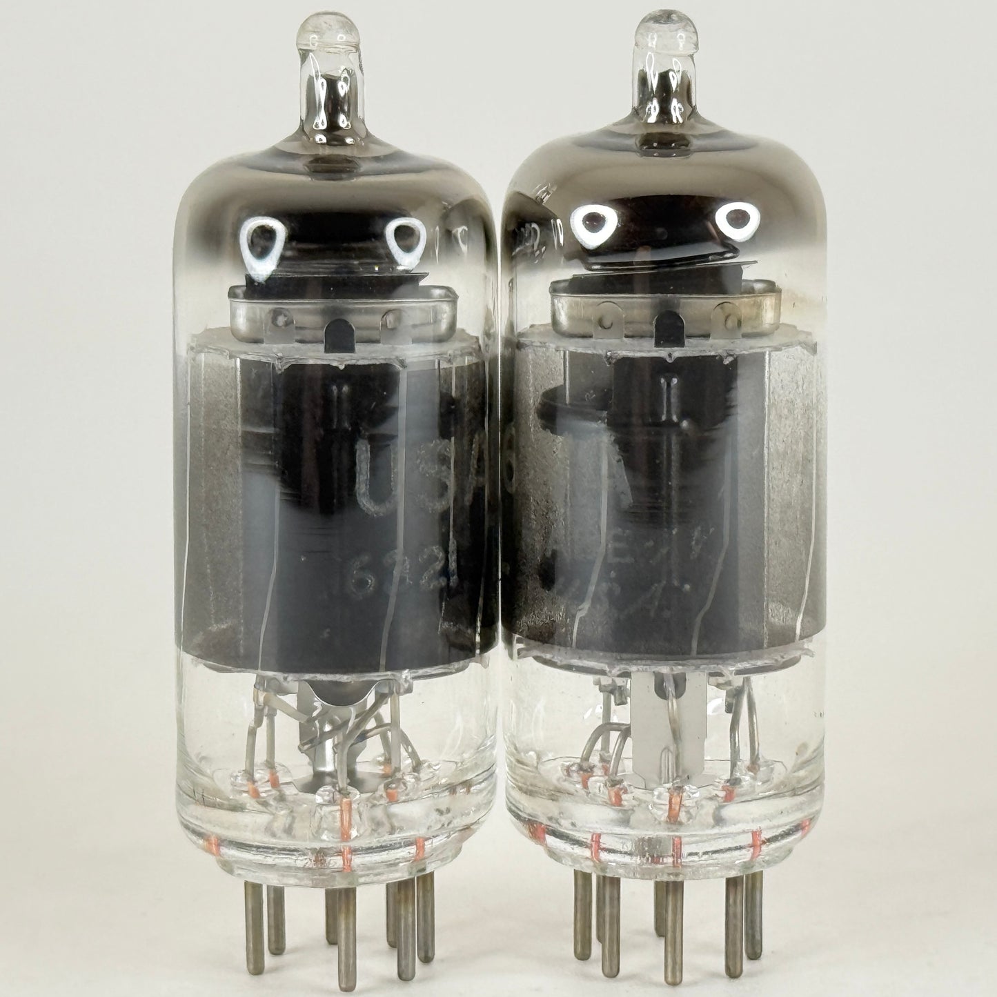 Tested Matched Pair 1963 Tung Sol JAN 6AH6WA Tubes Codes 6321 6AH6 WA Tube (a)