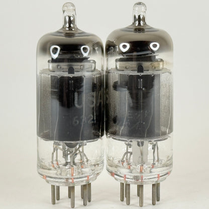 Tested Matched Pair 1963 Tung Sol JAN 6AH6WA Tubes Codes 6321 6AH6 WA Tube (a)