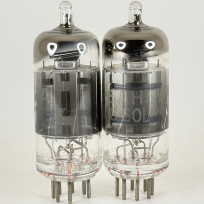 Tested Matched Pair 1963 Tung Sol JAN 6AH6WA Tubes Codes 6321 6AH6 WA Tube (a)