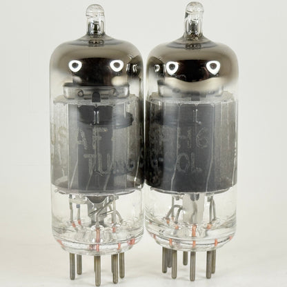 Tested Matched Pair 1963 Tung Sol JAN 6AH6WA Tubes Codes 6321 6AH6 WA Tube (a)