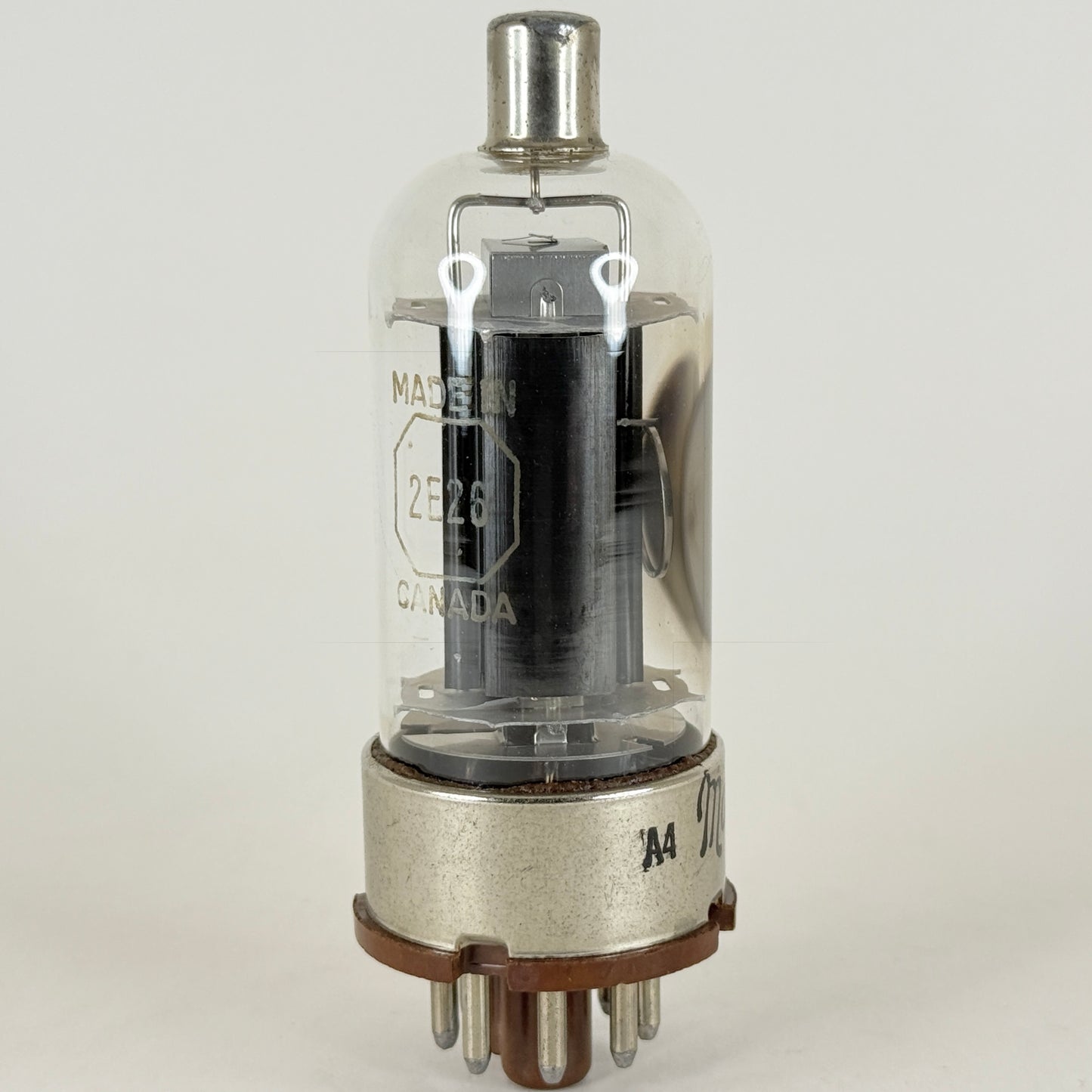 (1) Tested Marconi 2E26 Tube Date Code A4 Made in Canada Beam Tetrode Tube