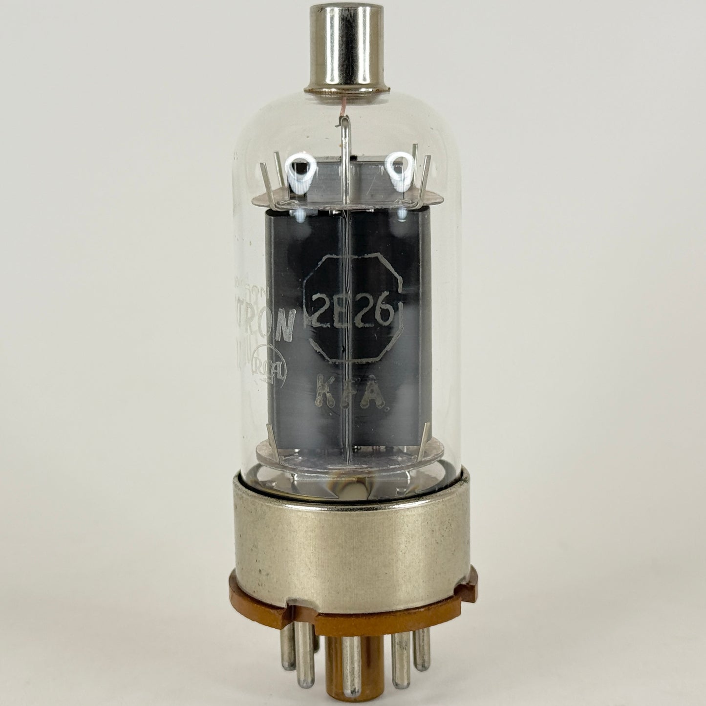 (1) Tested RCA 2E26 Tube Date Code KFA Beam Beam ower Amplifier Vacuum Tube