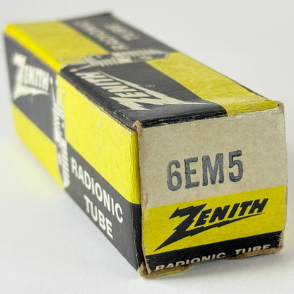 (1) Tested Zenith 6EM5 Tube with Box Great Britain Code 71-30 Beam Power Tube
