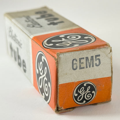 (1) Tested GE 6EM5 Tube with Box Made in Canada Code FV Beam Power Vacuum Tube