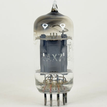 (1) Tested Very Strong Balanced Tung Sol 12AX7 Tube and Box Gray Plates 620-3