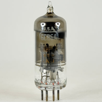 (1) Tested RCA 6CB6 Tube with Box Date Code AJ Sharp Cut Off Pentode Tube