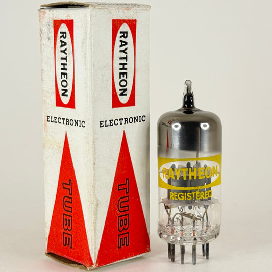 (1) Tested Raytheon 6BK7B Tube with Box Japan Code F12 6BK7 B Twin Triode Tube