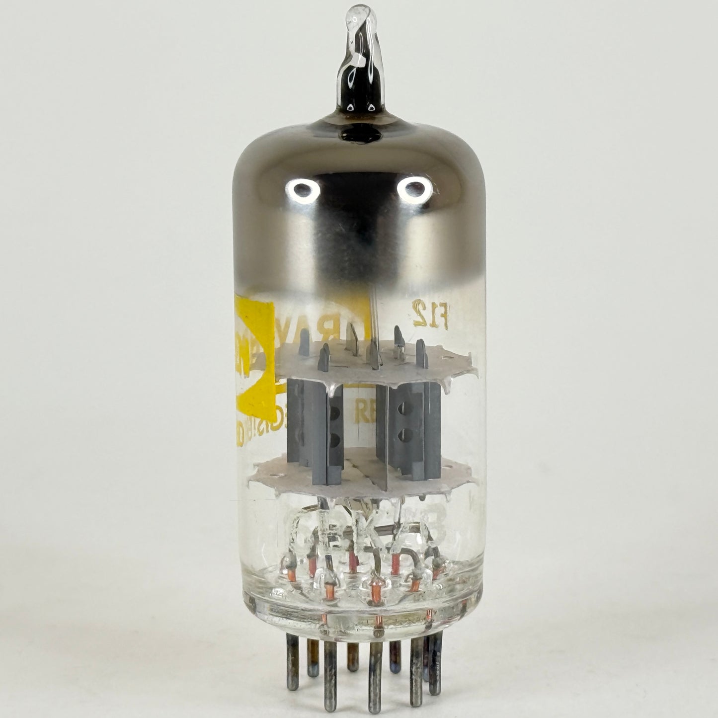 (1) Tested Raytheon 6BK7B Tube with Box Japan Code F12 6BK7 B Twin Triode Tube