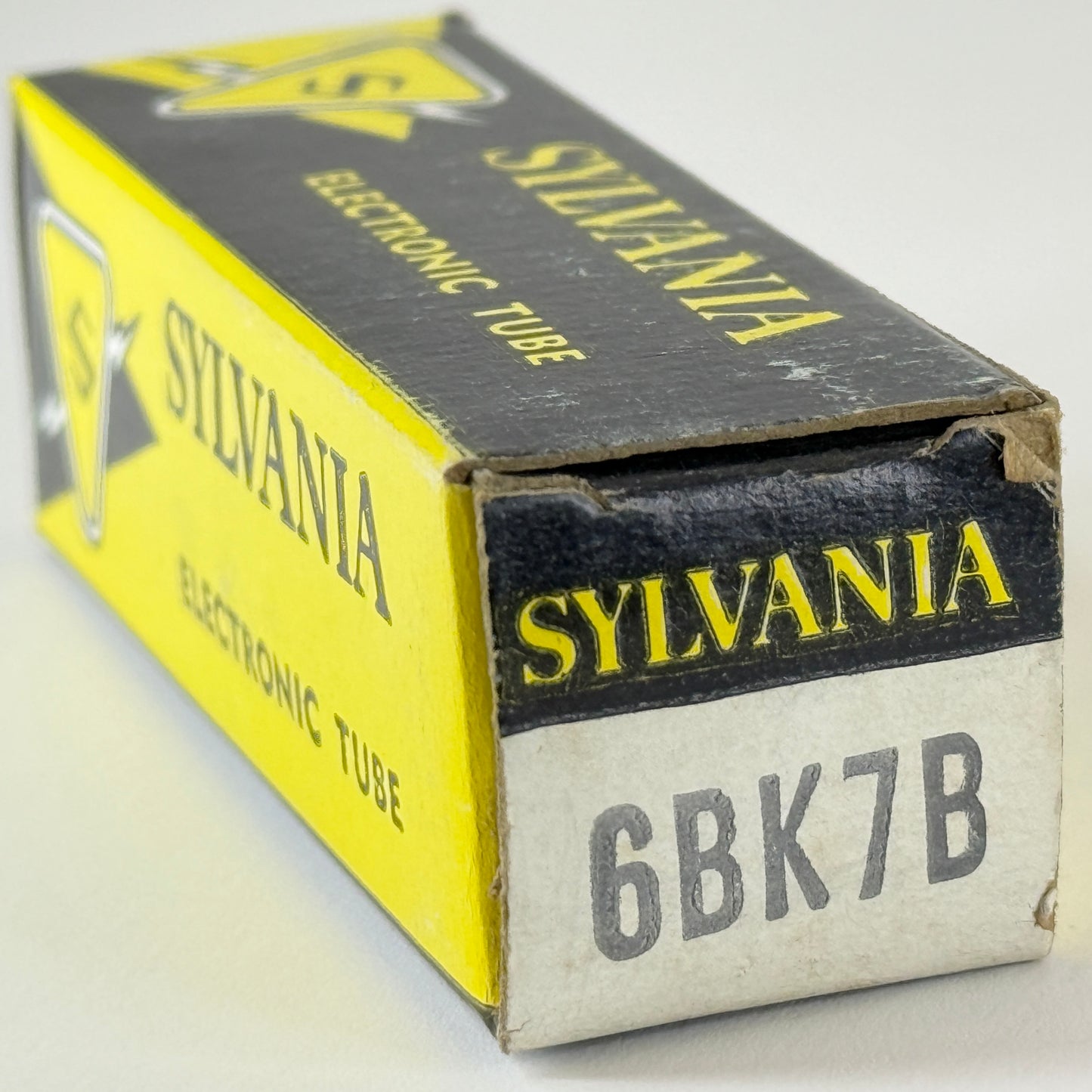 (1) Tested Sylvania 6BK7B Tube with Box Code ch JHY 6BK7 B Twin Triode Tube