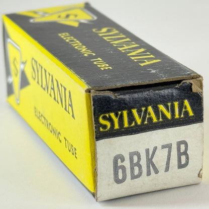 (1) Tested Sylvania 6BK7B Tube with Box Code ch JHY 6BK7 B Twin Triode Tube