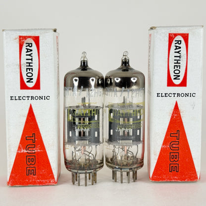 Tested Matched Pair Raytheon 12GN7A 12HG7 Tubes with Boxes Made in Japan Code N4