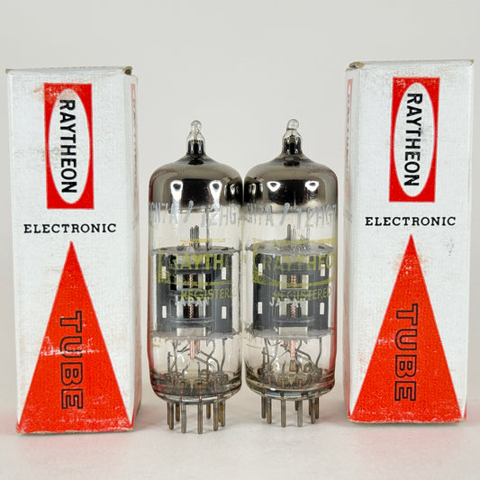 Tested Matched Pair Raytheon 12GN7A 12HG7 Tubes with Boxes Made in Japan Code N4