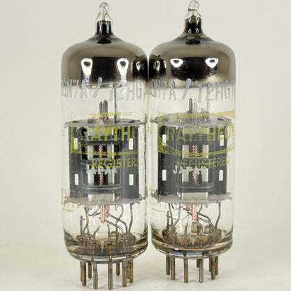 Tested Matched Pair Raytheon 12GN7A 12HG7 Tubes with Boxes Made in Japan Code N4