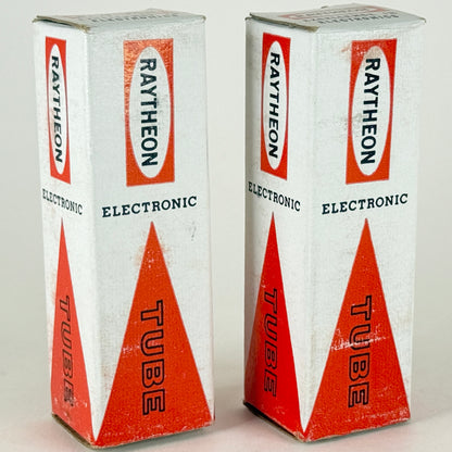Tested Matched Pair Raytheon 12GN7A 12HG7 Tubes with Boxes Made in Japan Code N4