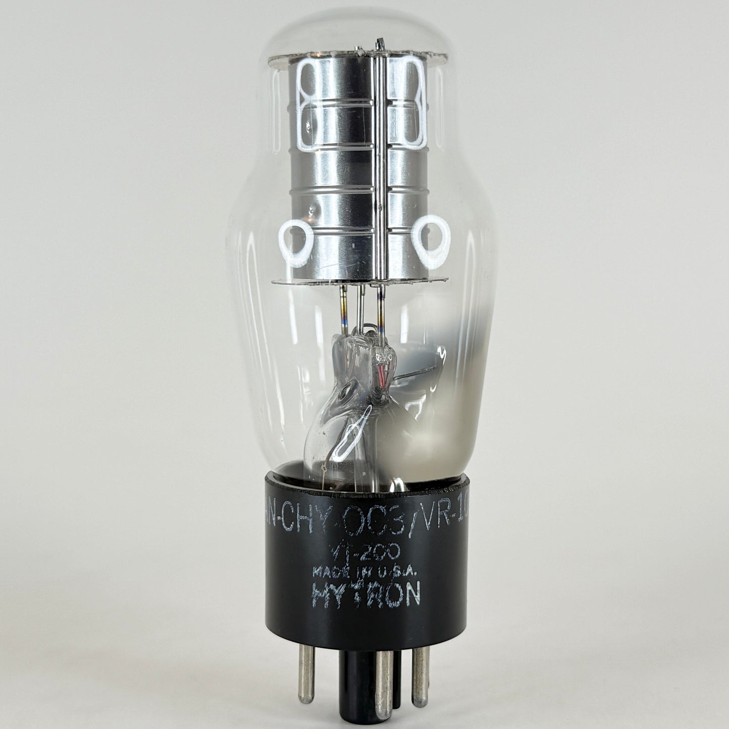 (1) Tested Hytron JAN CHY 0C3 VR105 Tube Code 1-5 Voltage Regulator Tube