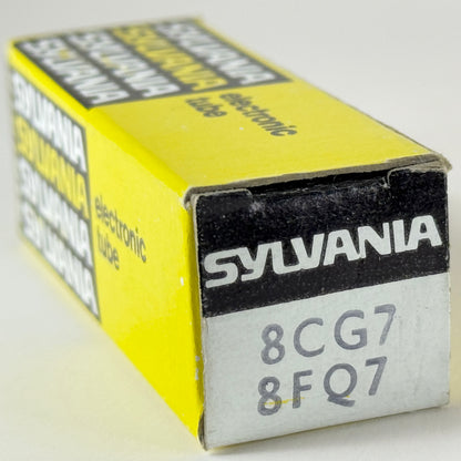 (1) Tested Sylvania 8CG7 8FQ7 Tube with Box Date Code md AHF 8FQ7 Tube 8CG7 Tube