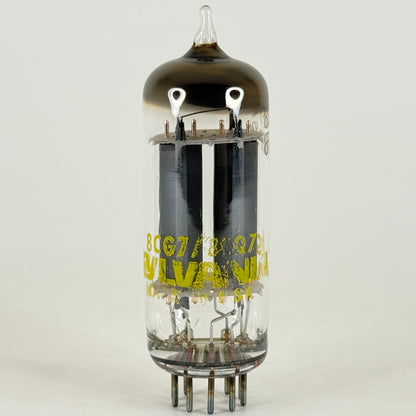 (1) Tested Sylvania 8CG7 8FQ7 Tube and Box Date Code hg ADM 8FQ7 Tube 8CG7 Tube