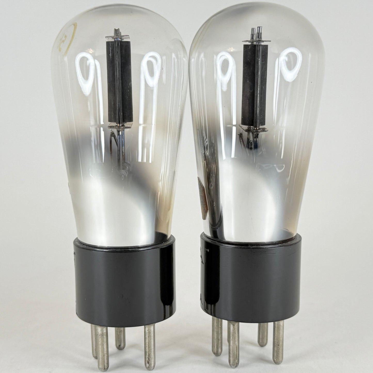 Tested Matched Pair Fada Radio Type 56 Tubes Engraved Base Globe Vacuum Tubes