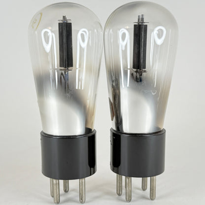 Tested Matched Pair Fada Radio Type 56 Tubes Engraved Base Globe Vacuum Tubes