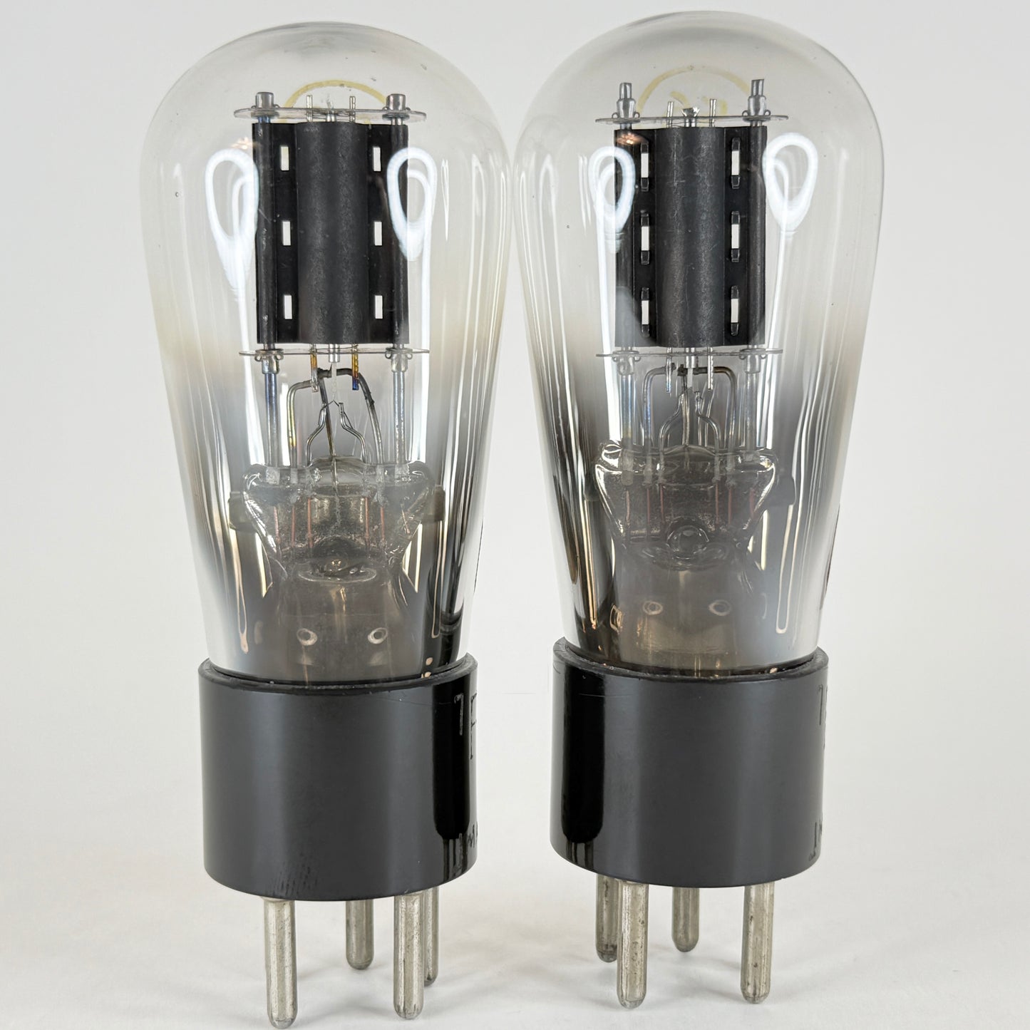 Tested Matched Pair Fada Radio Type 56 Tubes Engraved Base Globe Vacuum Tubes