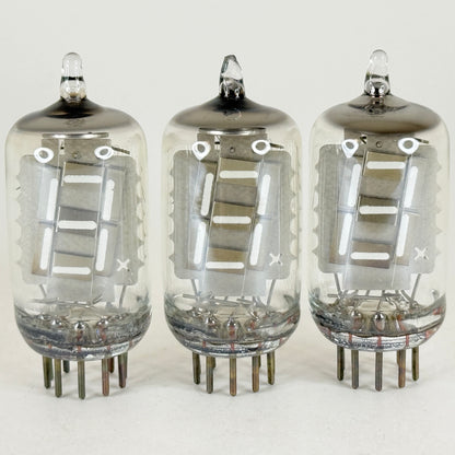 Lot of (3) GE Y-1938 VFD Tubes Vacuum Fluorescent Display Nixie Tubes with Boxes