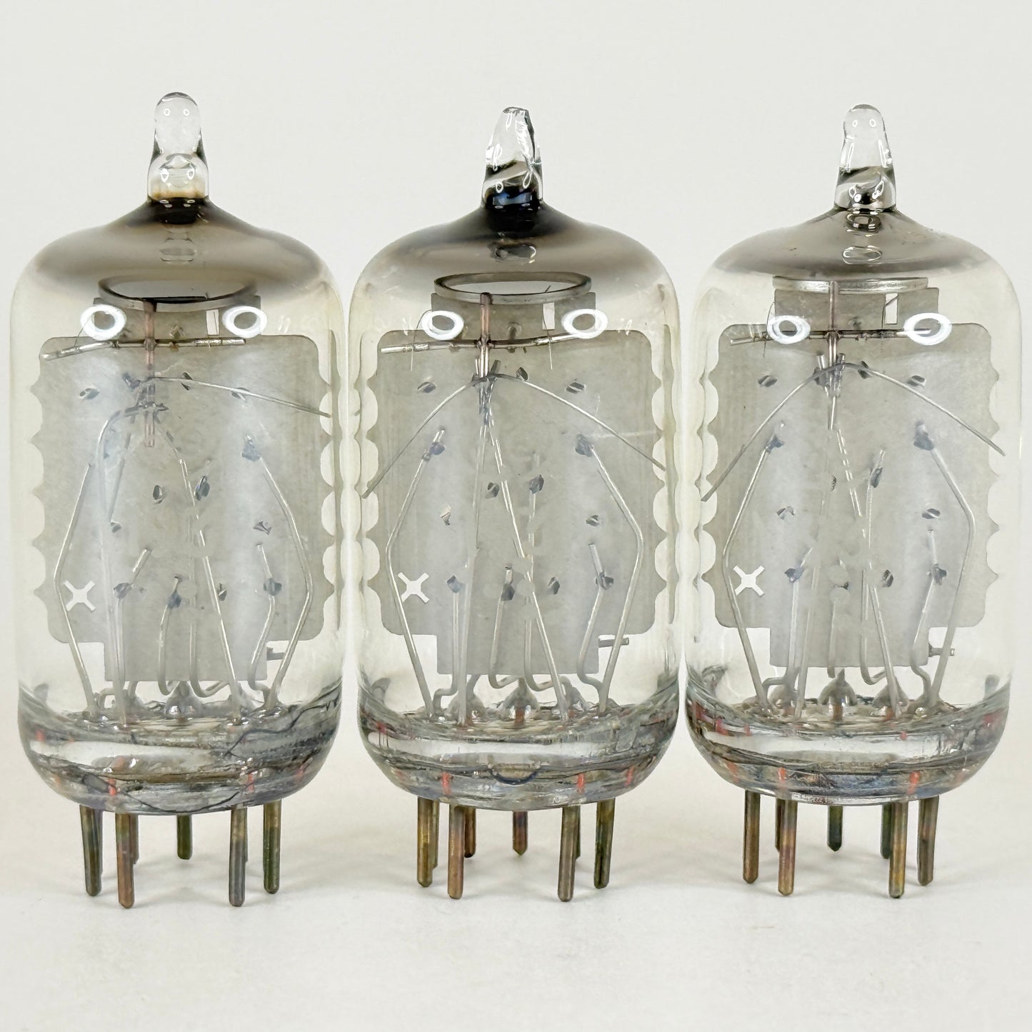 Lot of (3) GE Y-1938 VFD Tubes Vacuum Fluorescent Display Nixie Tubes with Boxes